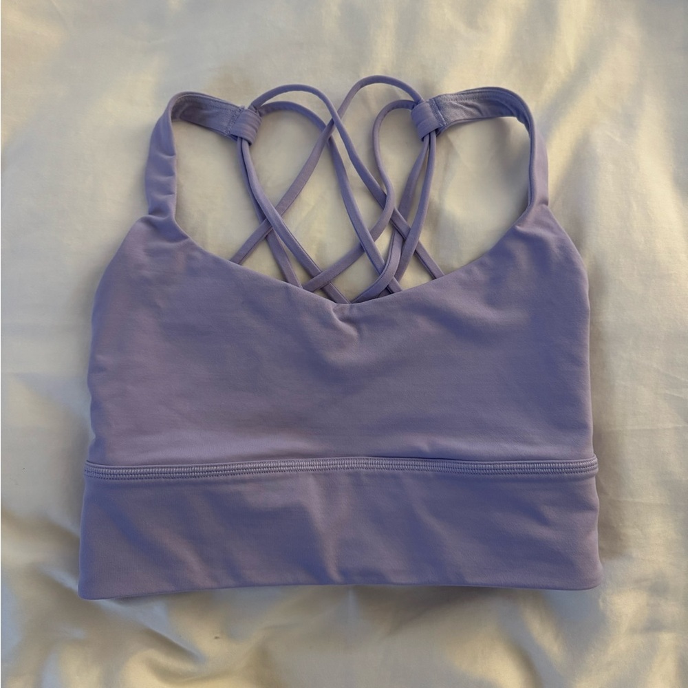 Lululemon Free To Be Longline Bra *Lavender Dusk